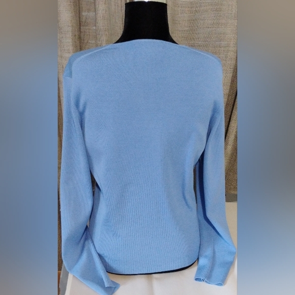 Charter Club Silk Blend Cardigan Sweater 2 Piece Set Petite Medium - Picture 6 of 14
